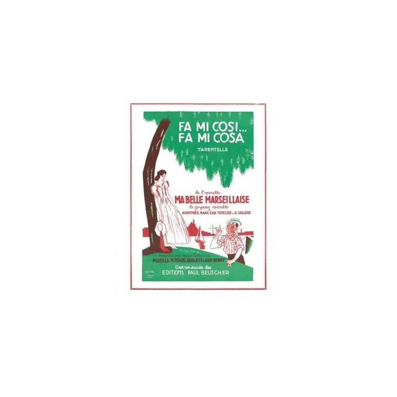 Partition FAMI COSI... FAMI COSA… Mireille PONSARD