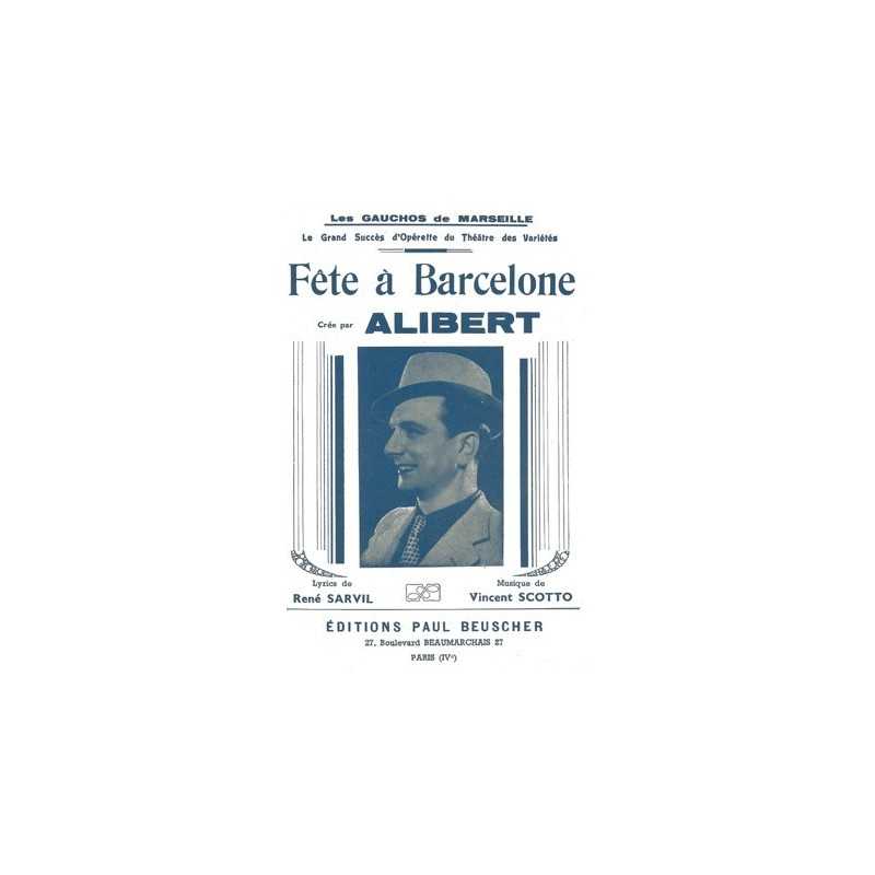 Partition FETE A BARCELONE ALIBERT