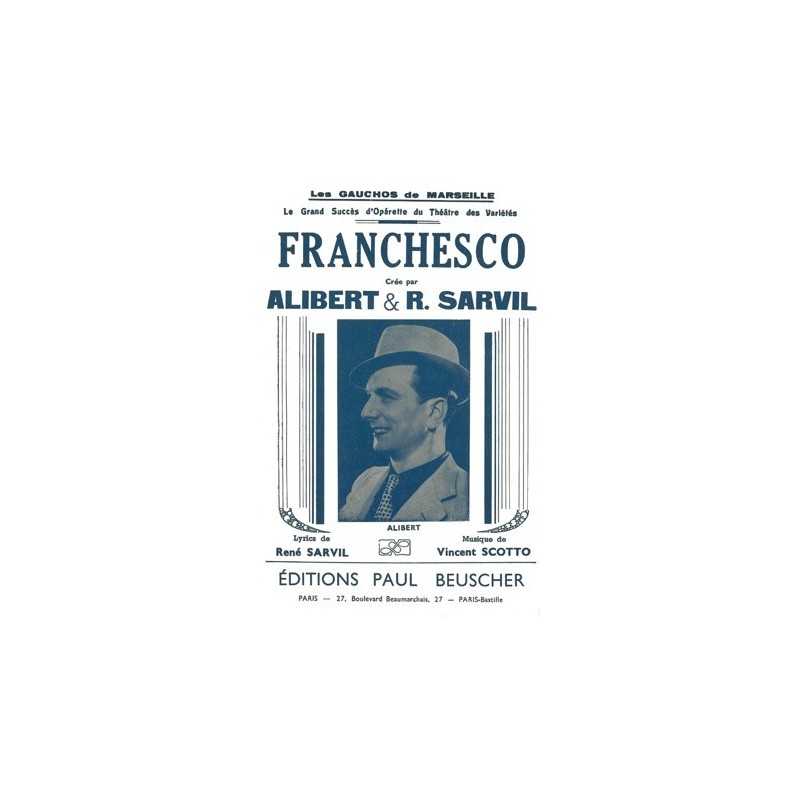 Partition FRANCHESCO ALIBERT & René SARVIL
