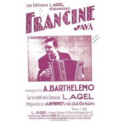 Partition FRANCINE Léon AGEL