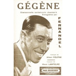 Partition GEGENE FERNANDEL