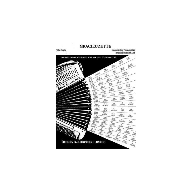 Partition GRACIEUZETTE Gus VISEUR