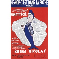 Partition HE ! HOP ! C'EST DANS LA POCHE Roger NICOLAS