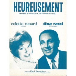 Partition HEUREUS'MENT QU'Y'EN A BOURVIL
