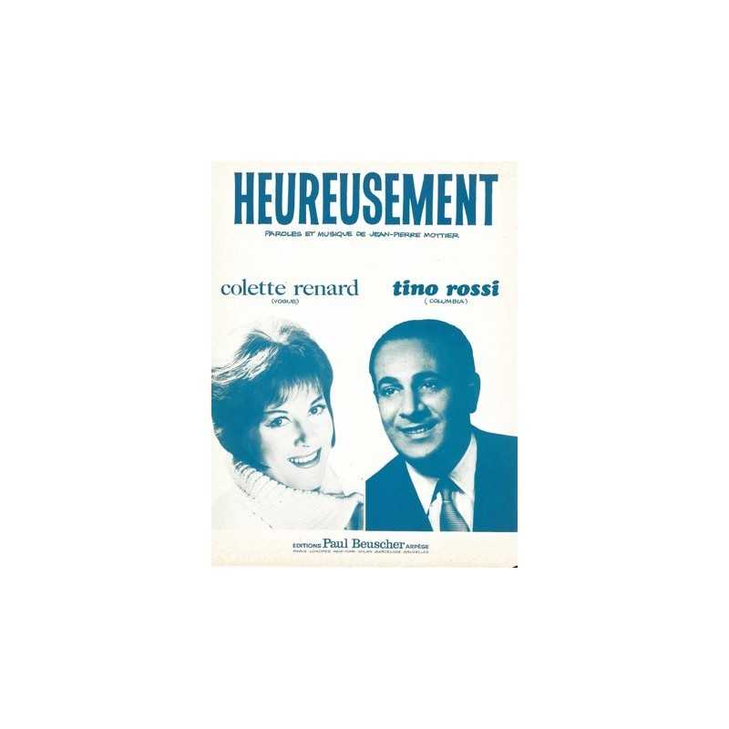Partition HEUREUS'MENT QU'Y'EN A BOURVIL