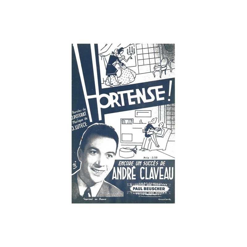 Partition HORTENSE ! André CLAVEAU