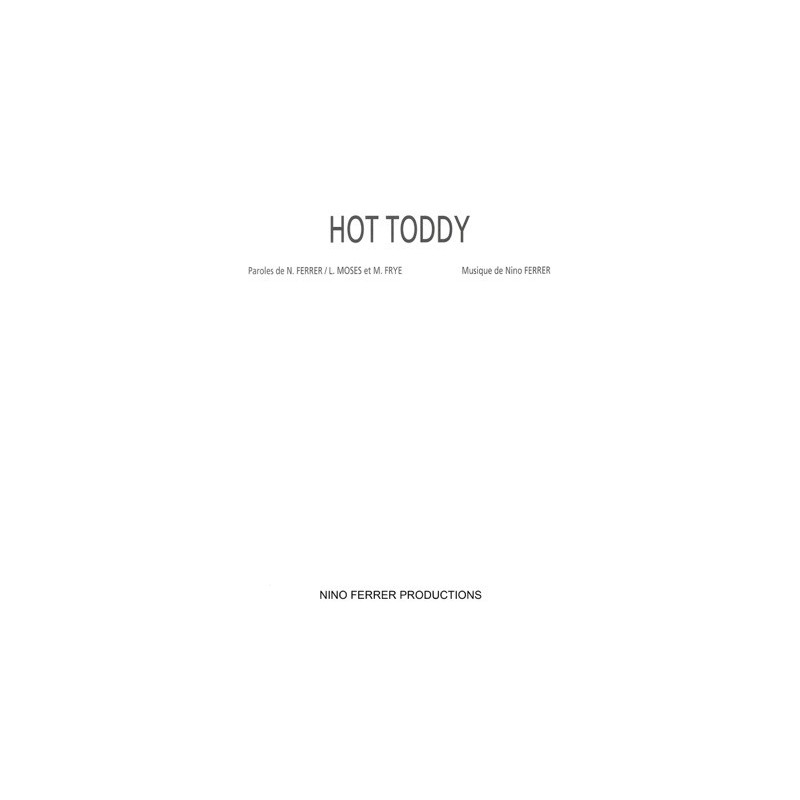 Partition HOT TODDY Nino FERRER