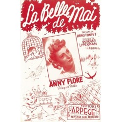 Partition LA BELLE DE MAI Anny FLORE