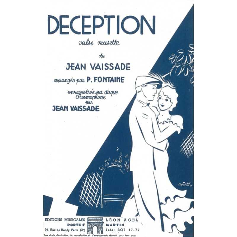 sheetmusic DECEPTION Jean VAISSADE