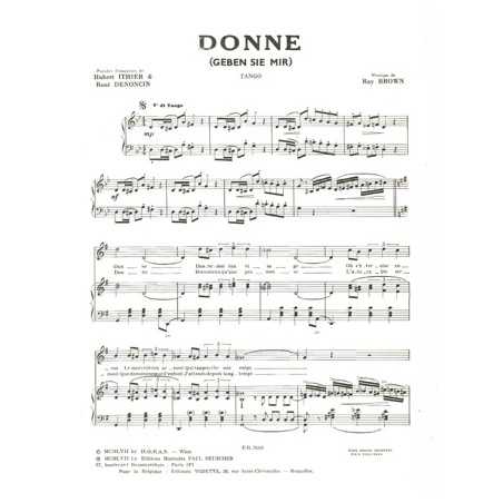 DONNE (GEBEN SIE MIR)