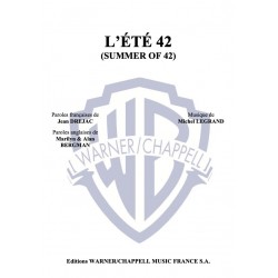 Partition L'ÉTÉ 42 (SUMMER OF 42) Michel LEGRAND soundtrack