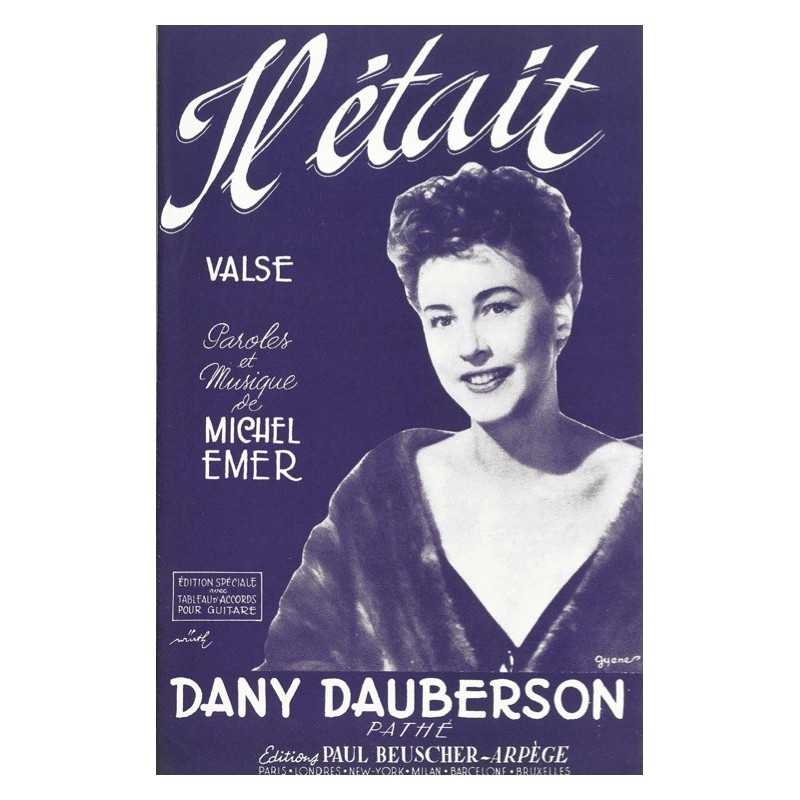 Partition IL ÉTAIT Dany DAUBERSON