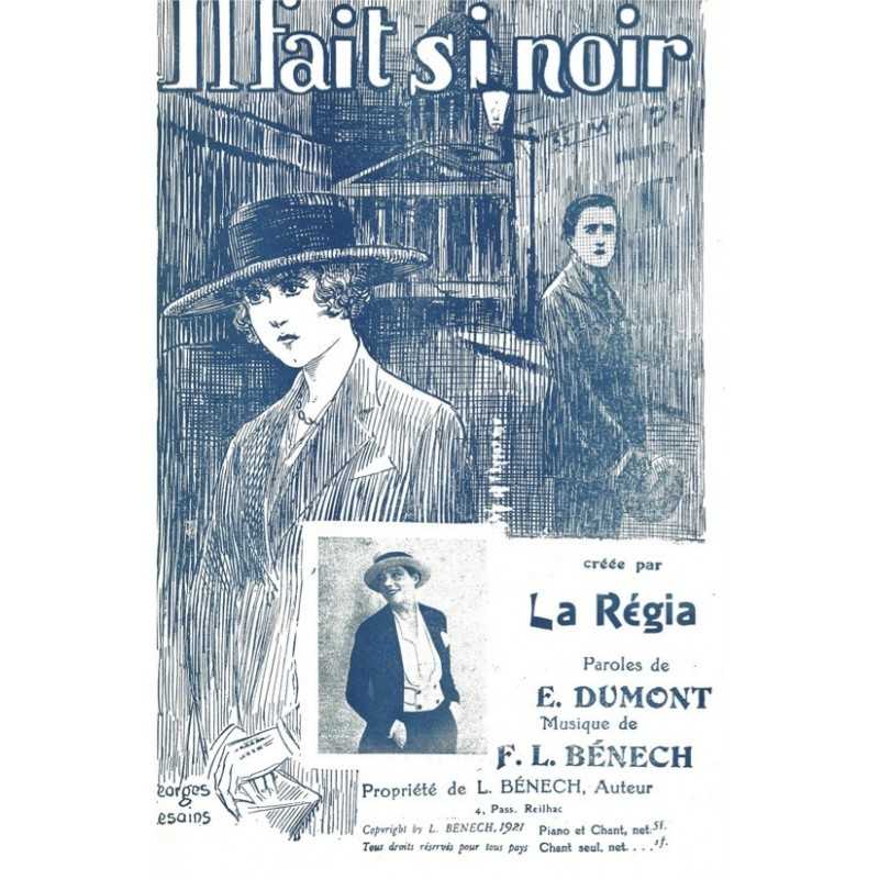 Partition IL FAIT SI NOIR DONA