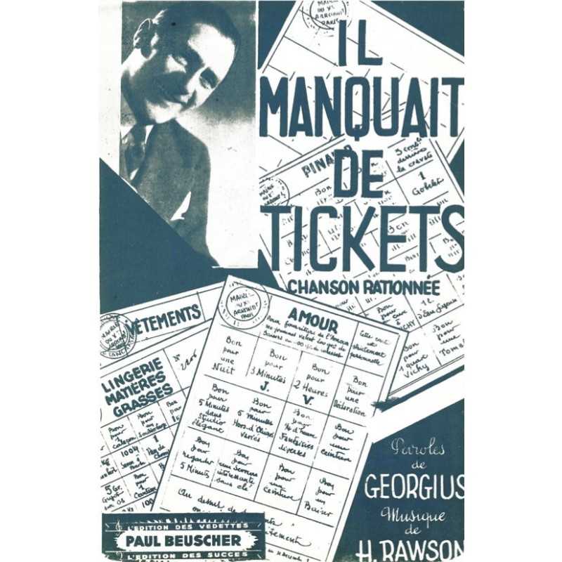 Partition IL MANQUAIT DE TICKETS GEORGIUS