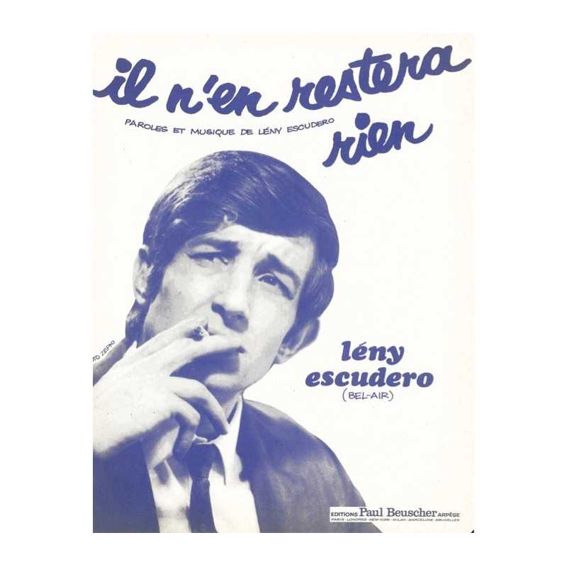 Partition IL N'EN RESTERA RIEN Lény ESCUDERO