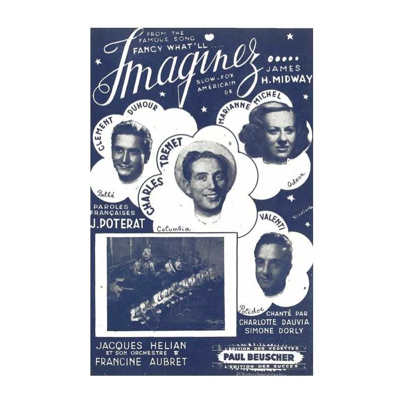 Partition IMAGINEZ (DID N'T YOU KNOW ?) Charles TRENET