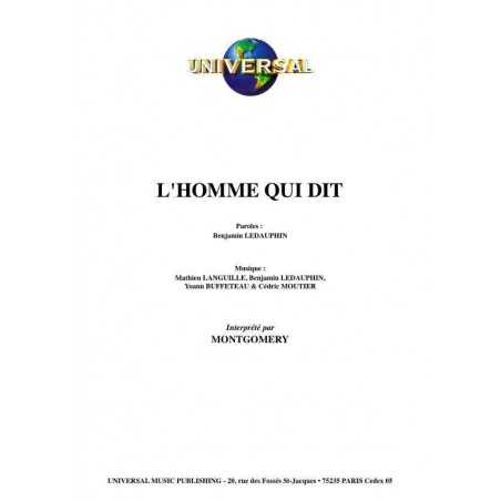 L'HOMME QUI DIT