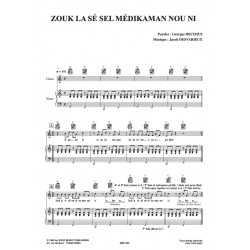 Partition ZOUK LA SÉ SEL MEDIKAMAN NOU NI KASSAV
