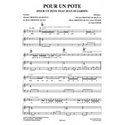 Sheet music POUR UN POTE BIGFLO & OLI
