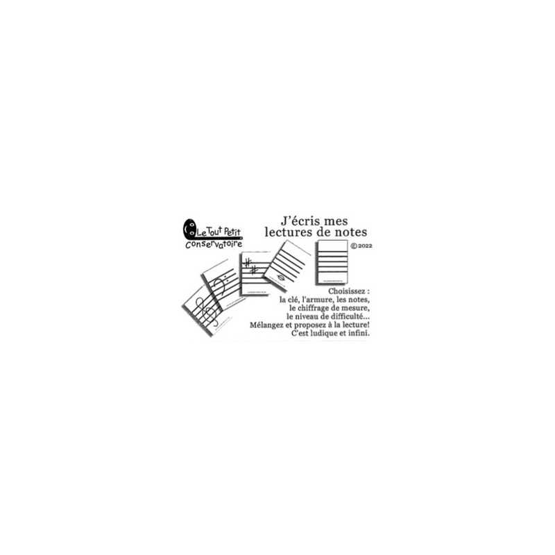J'ÉCRIS MES LECTURES DE NOTES