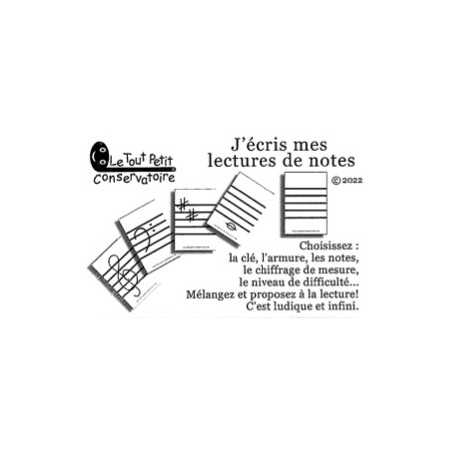 J'ÉCRIS MES LECTURES DE NOTES