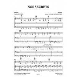 Sheet music NOS SECRETS LOUANE pdf