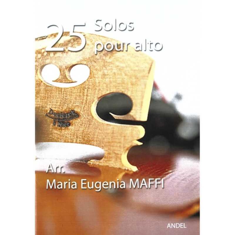 Partition 25 SOLOS POUR ALTO Maria Eugenia Maffi