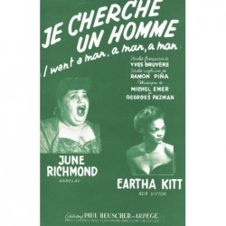 Partition JE CHERCHE UN HOMME (I WANT A MAN