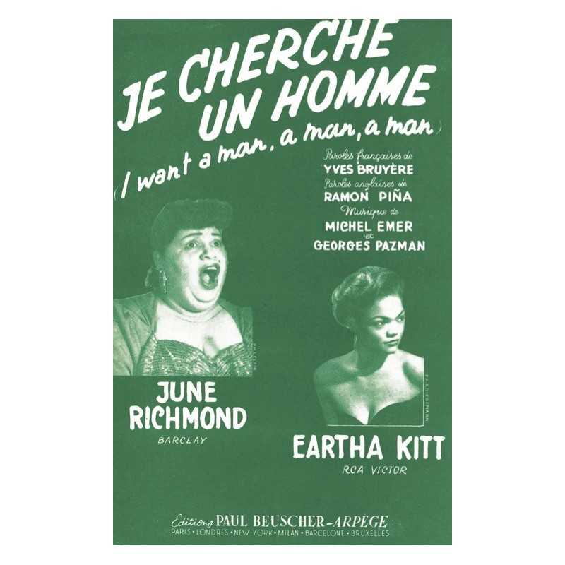 Partition JE CHERCHE UN HOMME (I WANT A MAN