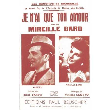 JE N'AI QUE TON AMOUR
