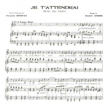 JE T'ATTENDRAI