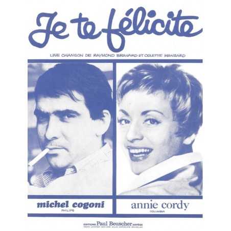 JE TE FÉLICITE