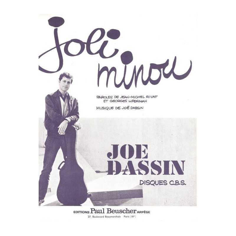 Partition JOLI MINOU Joe DASSIN pdf