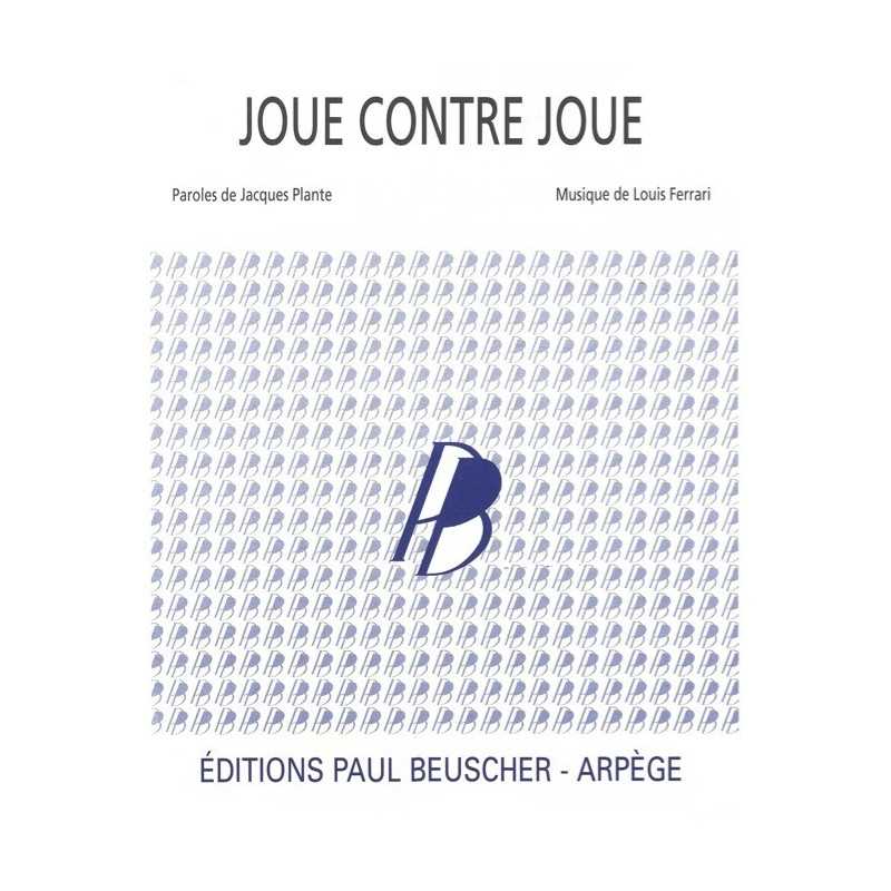Partition JOUE CONTRE JOUE Yvette GIRAUD