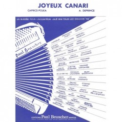 Partition JOYEUX CANARI AIMABLE