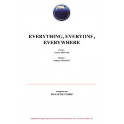 Sheet music EVERYTHING DYNASTIE CRISIS