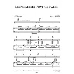 Partition LES PROMESSES N'ONT PAS D'AILES DYNASTIE CRISIS