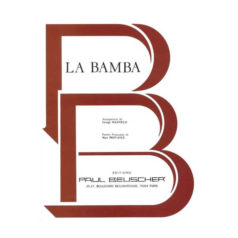 Partition LA BAMBA Marc PROVANCE