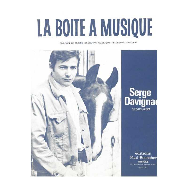 Partition LA BOITE À MUSIQUE Serge DAVIGNAC