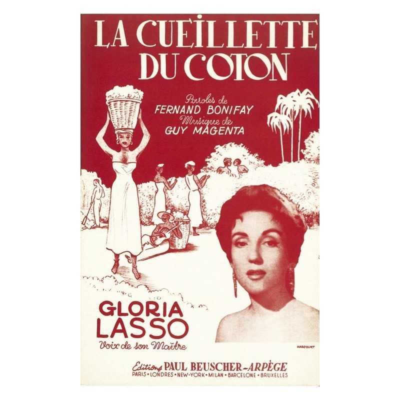 Partition LA CUEILLETTE DU COTON Gloria LASSO
