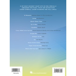 Songbook TOP HITS OF 2022