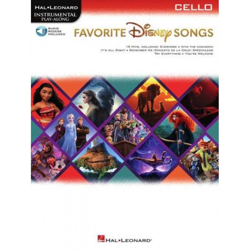 Songbook FAVORITE DISNEY SONGS (VIOLONCELLE) Disney