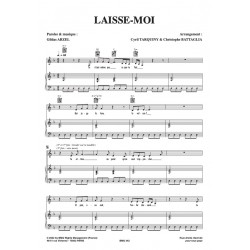 Sheet music LAISSE-MOI France d'Amour