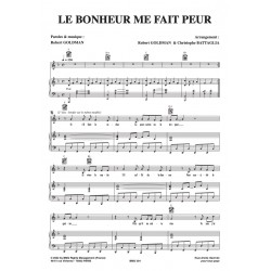 Sheet music LE BONHEUR ME FAIT PEUR France d'Amour