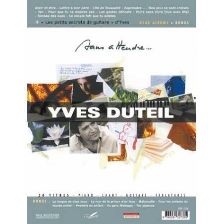 YVES DUTEIL : (FR)AGILE - SANS ATTENDRE (DOUBLE ALBUM)