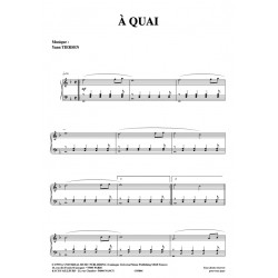 Sheet music À QUAI Yann TIERSEN