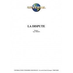 Sheet music LA DISPUTE Yann Tiersen