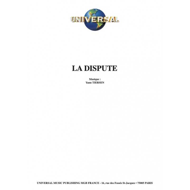 Partition LA DISPUTE Yann Tiersen
