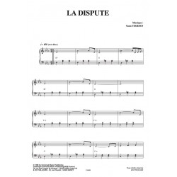 Partition LA DISPUTE Yann Tiersen