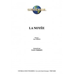 Sheet music LA NOYÉE Yann Tiersen